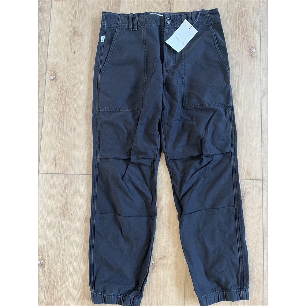 Citizens of Humanity Agni Utility Pants Trousers Womens Sz 25 Black Jogger Jeans
